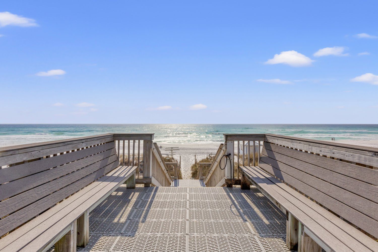 Boardwalk leading to Miramar Beach