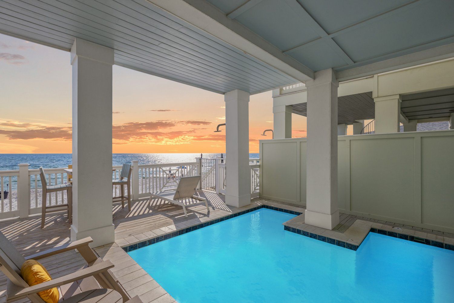 view from pool deck at 4801 spyglass drive